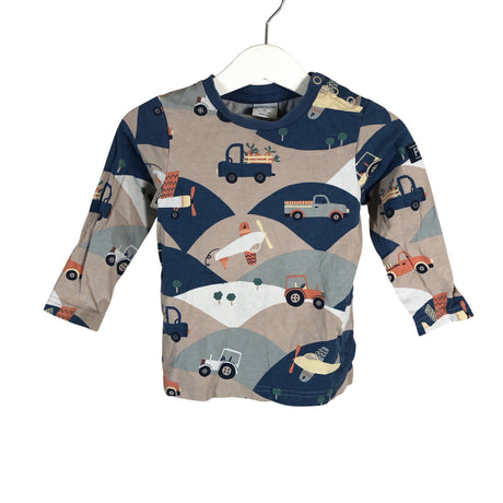 Unisex Polarn O. Pyret - Tricot shirt, size 80 - 86 - Blue ()