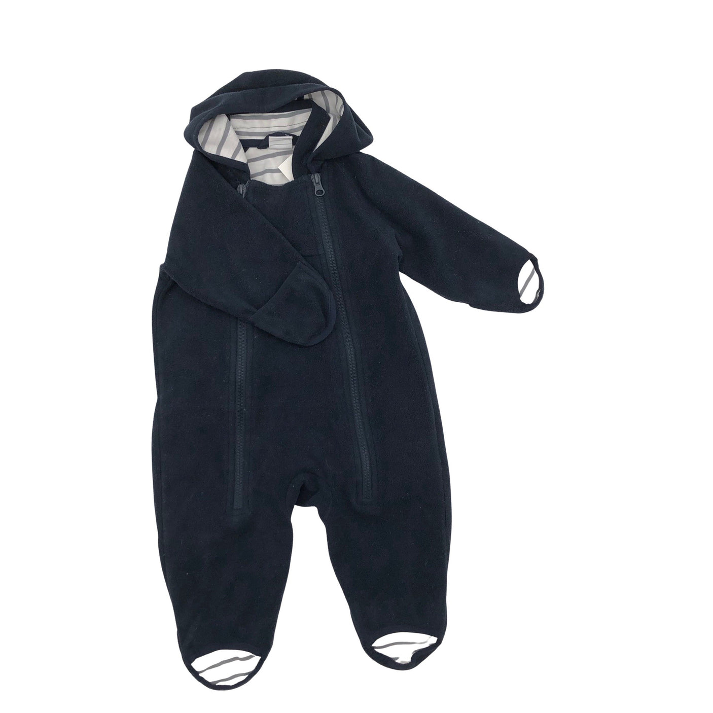 Unisex Polarn O. Pyret - Fleece overall, size 62 - 68 - Blue (1)