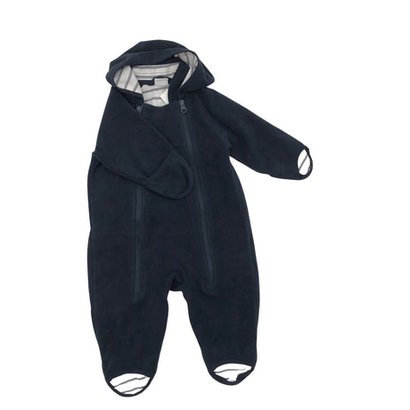 Unisex Polarn O. Pyret - Fleece overall, size 62 - 68 - Blue ()