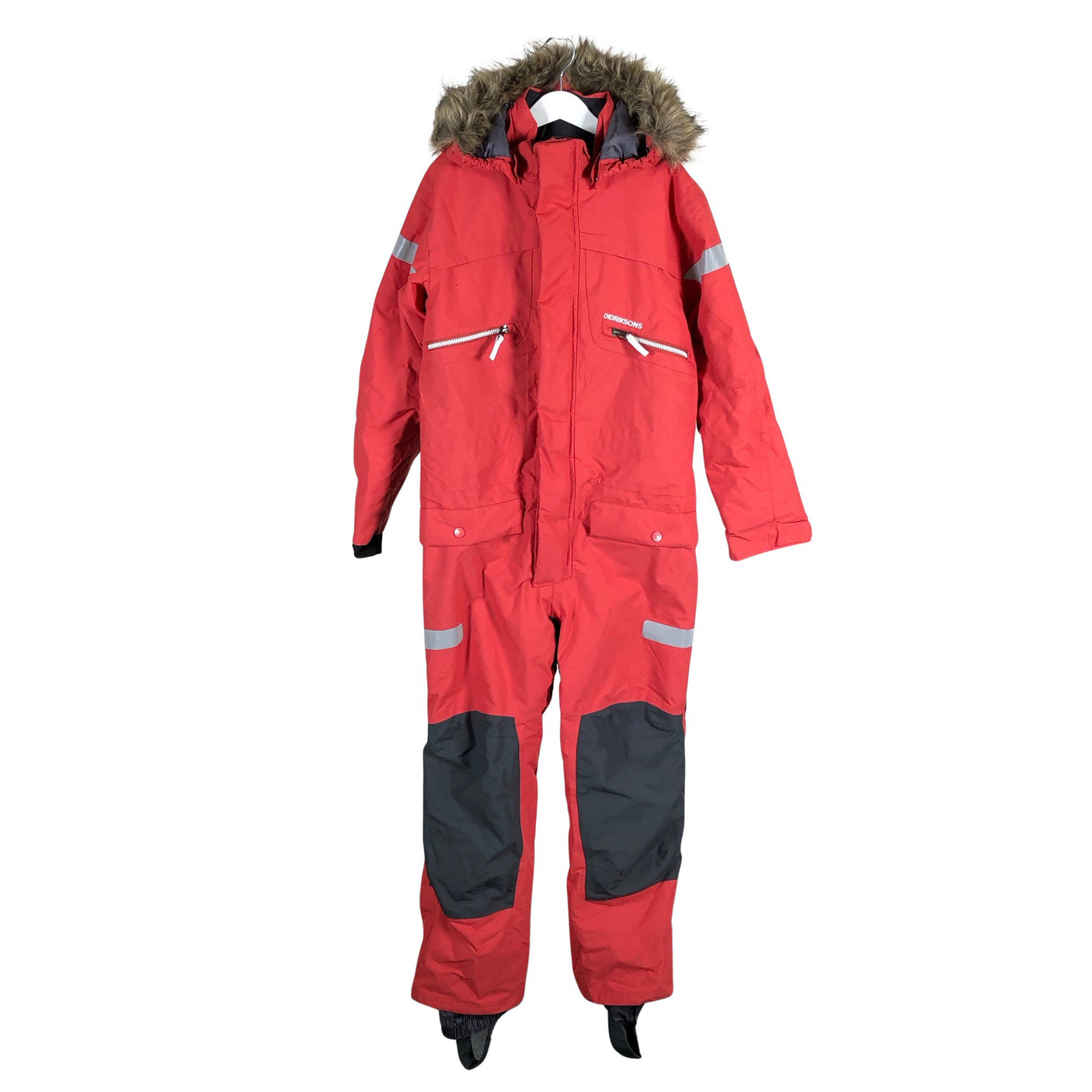 Unisex Didriksons - Winter overall, size 134 - 140 - Red (1)