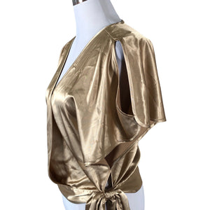 Unisex Your Face - Short-sleeved blouse, size 40 - Gold (2)