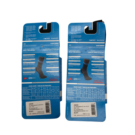 Unisex Bauer - Socks, size 43 - Black (2)