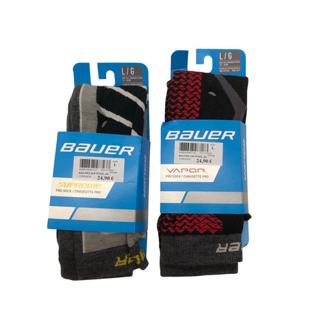 Unisex Bauer - Socks, size 43 - Black ()