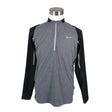 Unisex Nike - Sports shirt, long sleeve, size M - Gray ()