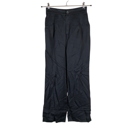 Unisex Massimo Dutti - Straight leg trousers, size 36 - Black ()