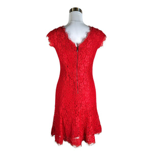 Unisex Esprit - Party dress, size 34 - Red (2)