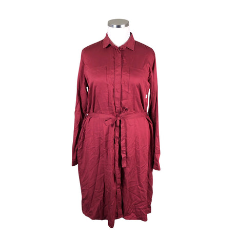 Unisex Makia - Schiffon dress, size 42 - Wine red ()
