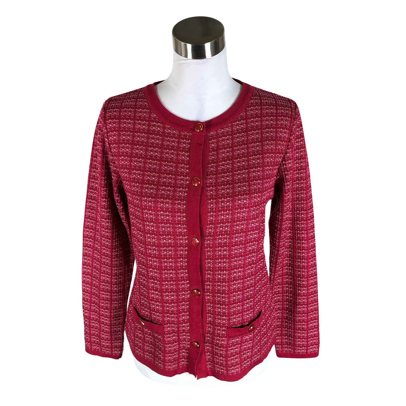 Unisex Skovhuus - Cardigan, size 38 - Red (1)