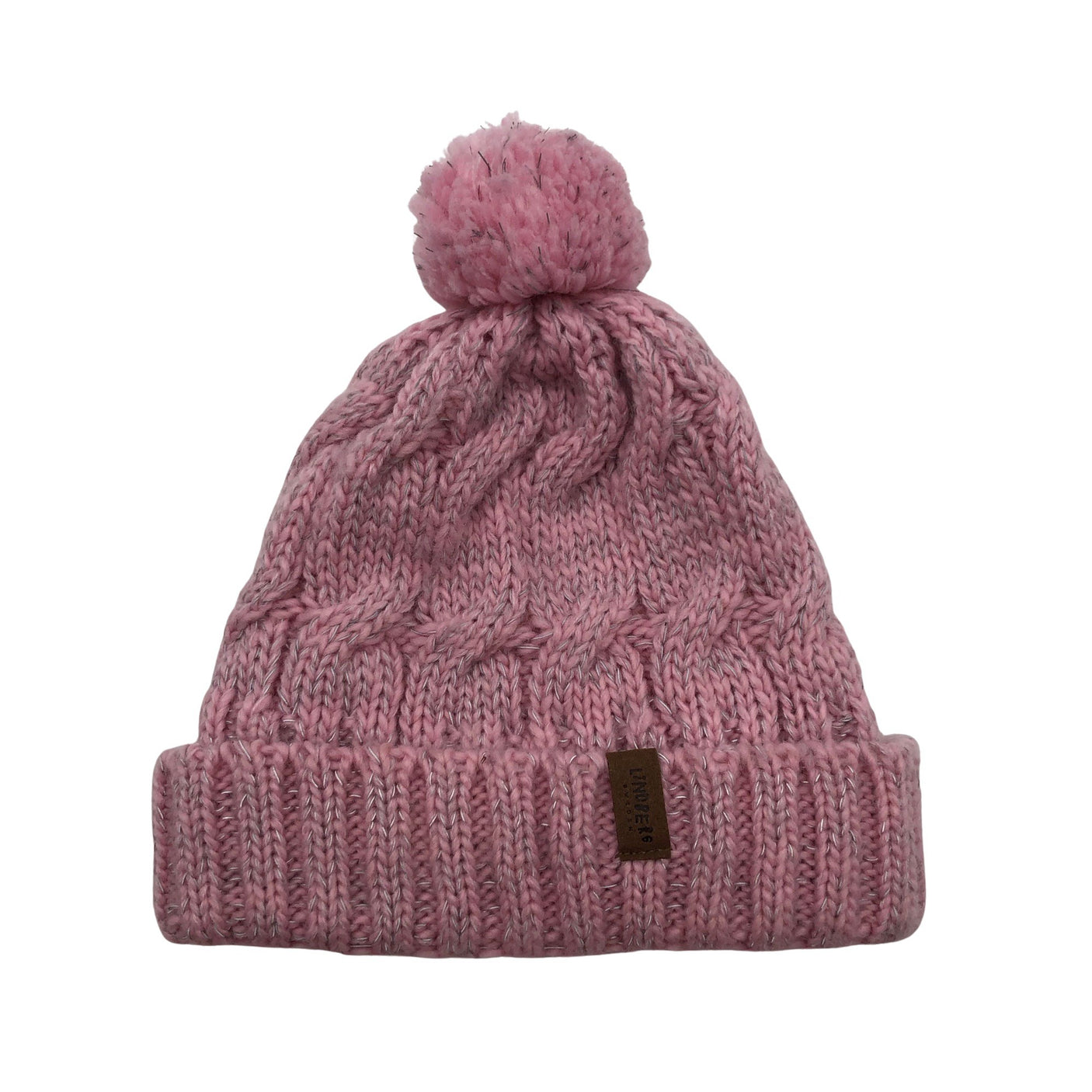 Unisex Lindberg - Winter beanie, size 52 - 54 cm - Light pink (1)