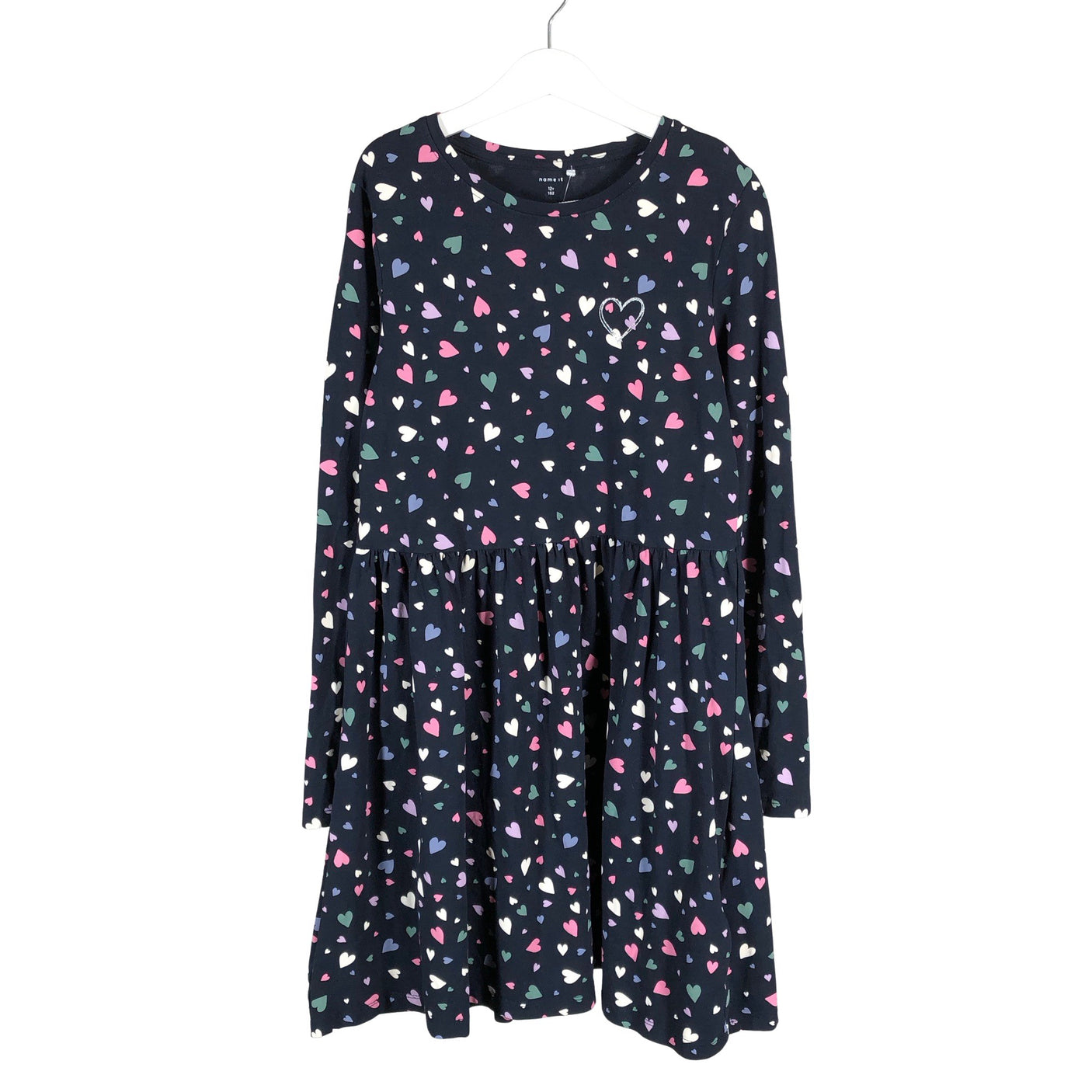 Unisex Name It - Tricot dress, size 146 - 152 - Blue (1)
