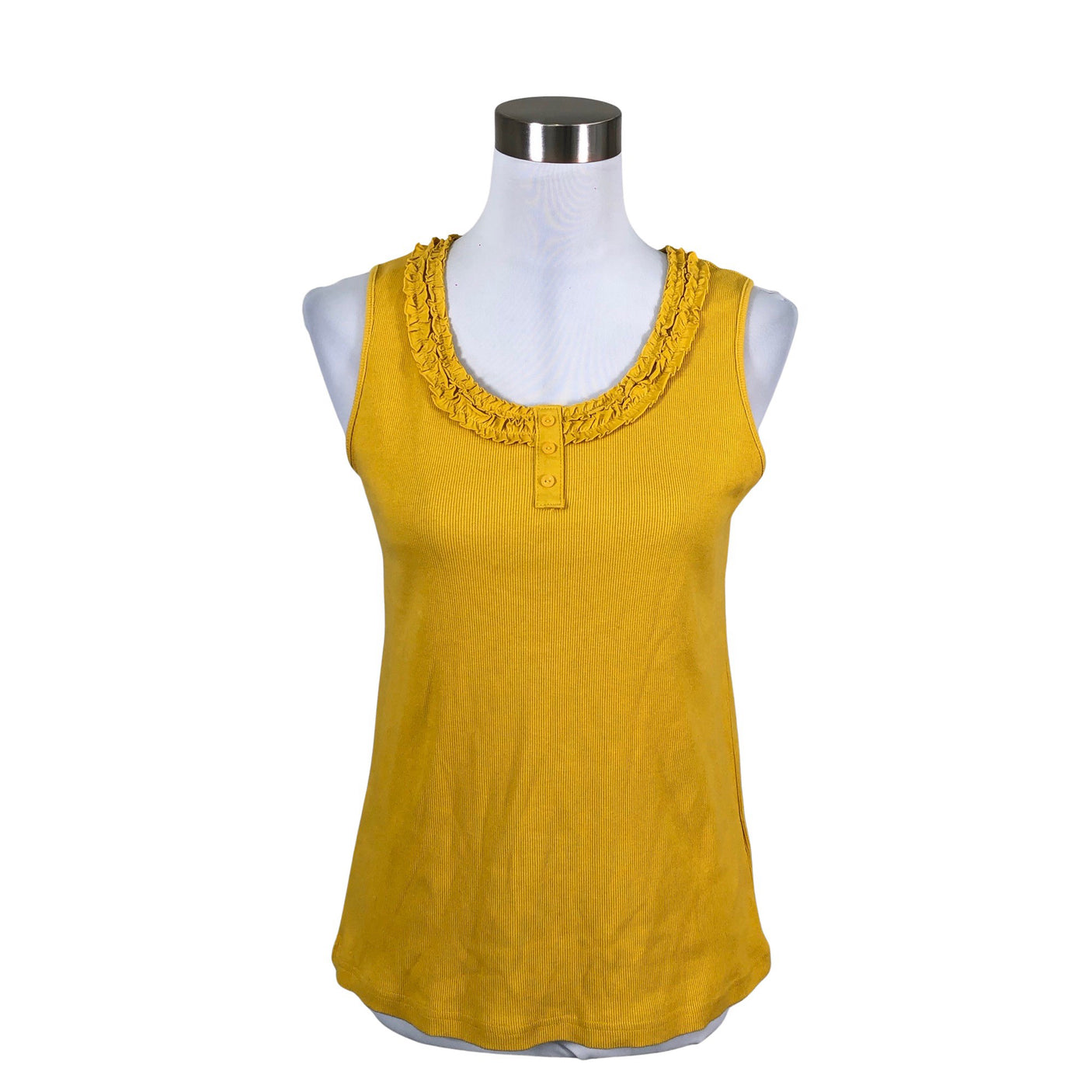 Unisex Trofé - Tricot tank top, size 40 - Yellow (1)
