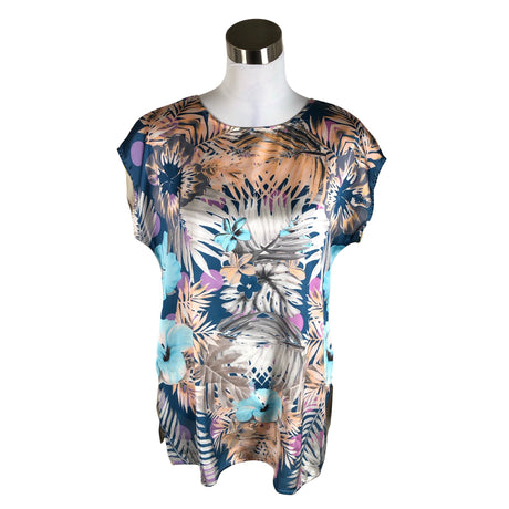 Unisex Maria Bellentani - Short-sleeved blouse, size 38 - Beige ()