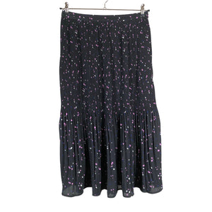 Unisex Selected - Pleated skirt, size 38 - Black (1)