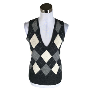 Unisex Gant - Knit vest, size 38 - Gray (1)