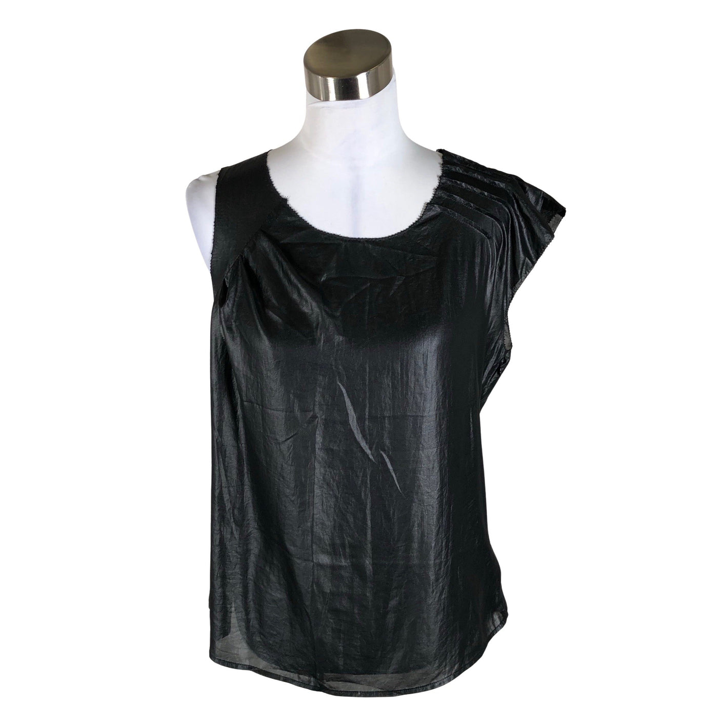 Unisex Part two - Short-sleeved blouse, size 40 - Black (1)