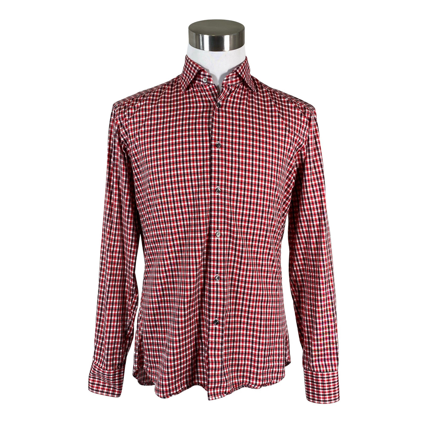Unisex Stenströms - Collared shirt, size M - Red (1)