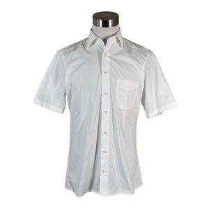 Unisex Olymp - Collared shirt, size M - White (1)