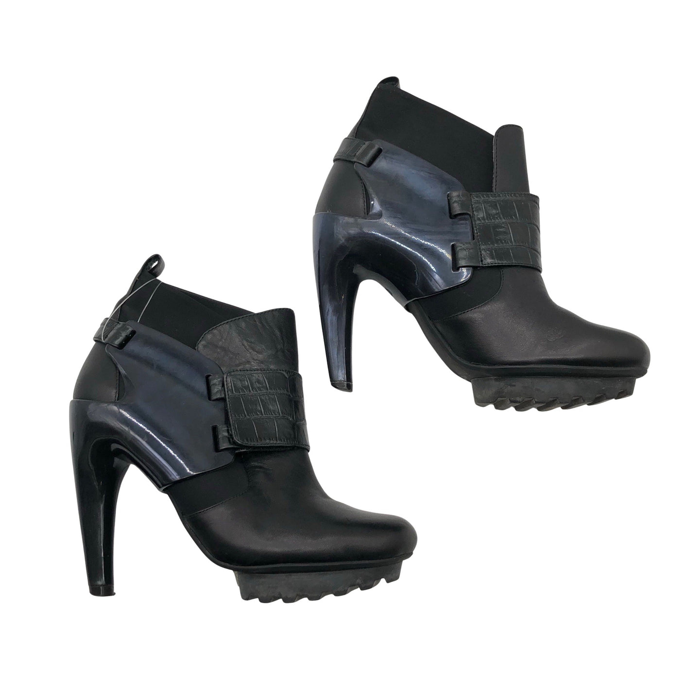 Unisex United Nude - Ankle boots, size 37 - Black (1)