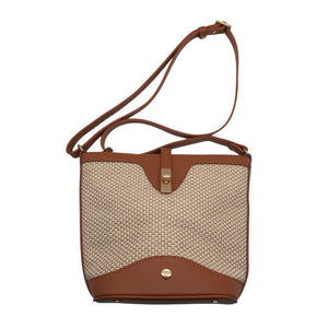 Unisex Hexagona - Shoulder bag, size Midi - Brown (1)