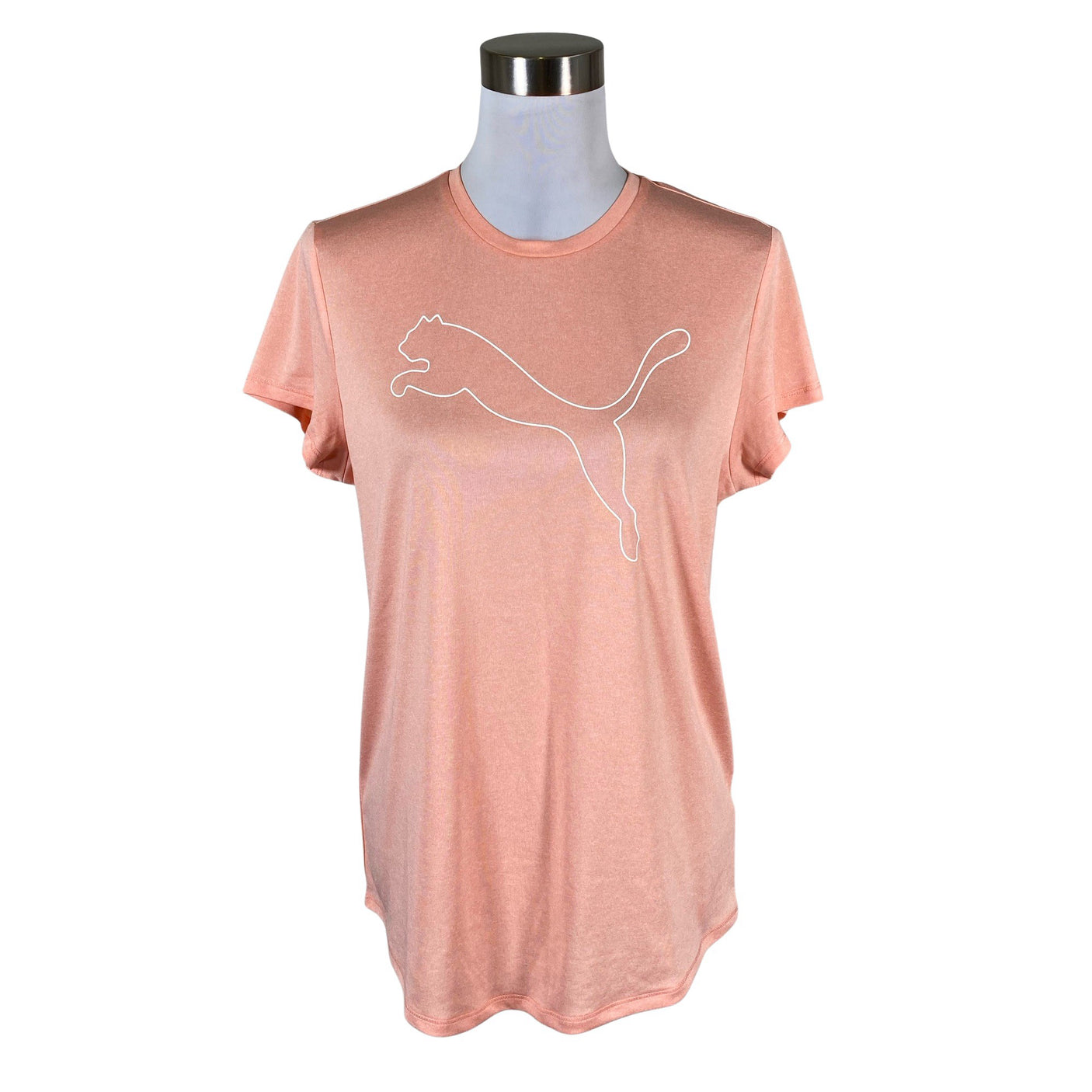 Unisex Puma - Sports shirt, short sleeve, size 40 - Light pink (1)
