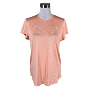 Unisex Puma - Sports shirt, short sleeve, size 40 - Light pink (1)