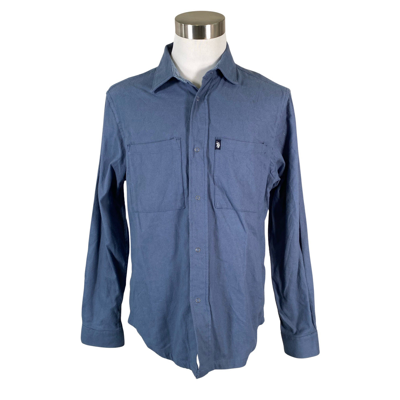 Unisex U.S. Polo Assn. - Flannel shirt, size L - Blue (1)