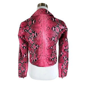 Unisex Guess - Leather jacket, size 36 - Pink (2)