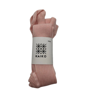 Unisex Kaiko - Stockings, thick, size 110 - 116 - Light pink (1)
