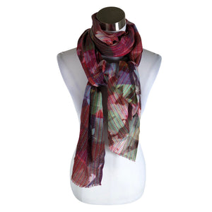 Unisex Oilily - Scarf, size Maxi - Wine red (1)