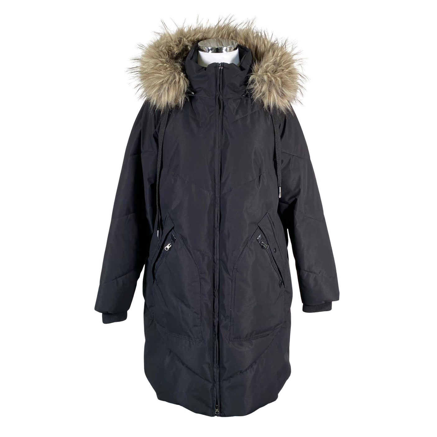 Unisex Zizzi - Winter jacket, size 46 - Black (1)