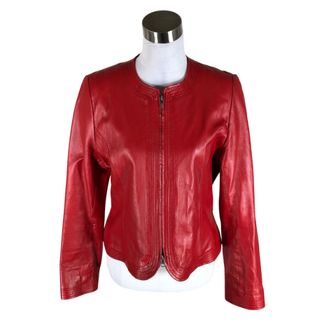 Unisex Jofama - Leather jacket, size 38 - Red ()