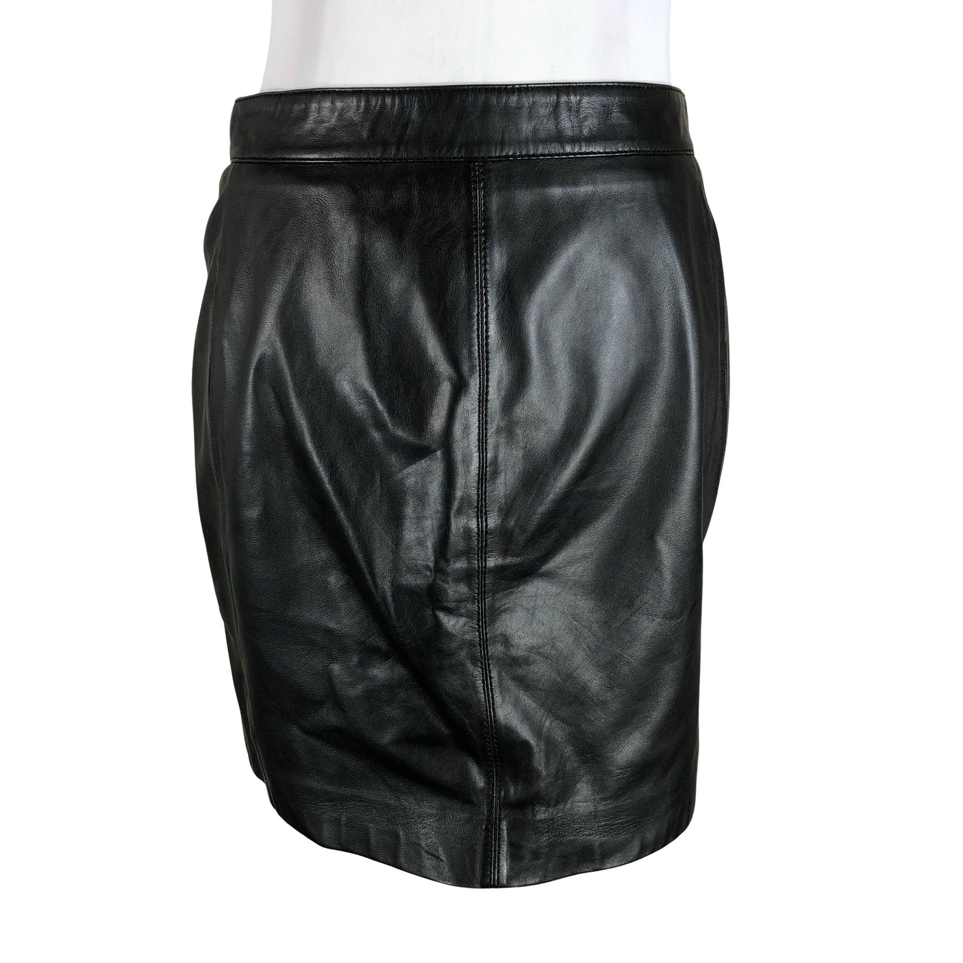 Unisex Oakwood - Leather skirt, size 38 - Black (2)