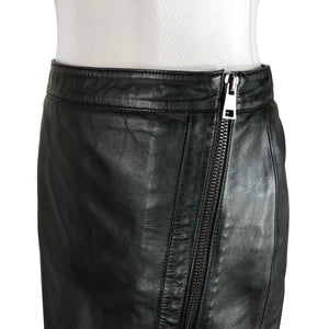 Unisex Oakwood - Leather skirt, size 38 - Black (3)