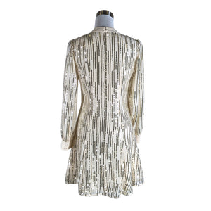 Unisex Max&Co - Party dress, size 36 - Natural white (2)