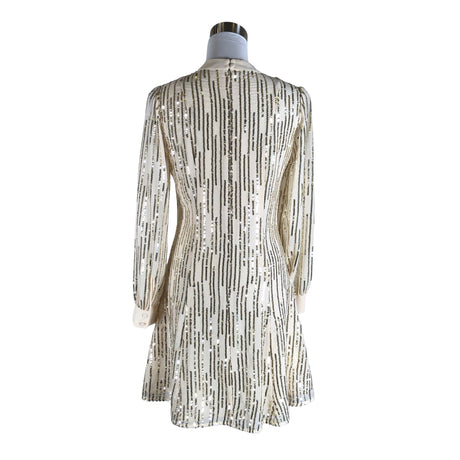Unisex Max&Co - Party dress, size 36 - Natural white (2)