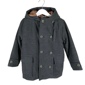 Unisex Esprit - Wool coat, size 104 - 110 - Gray (1)