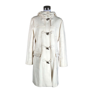 Unisex Benetton - Wool coat, size 38 - Natural white (1)