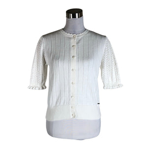 Unisex Holly & Whyte by Lindex - Cardigan, size 38 - White (1)