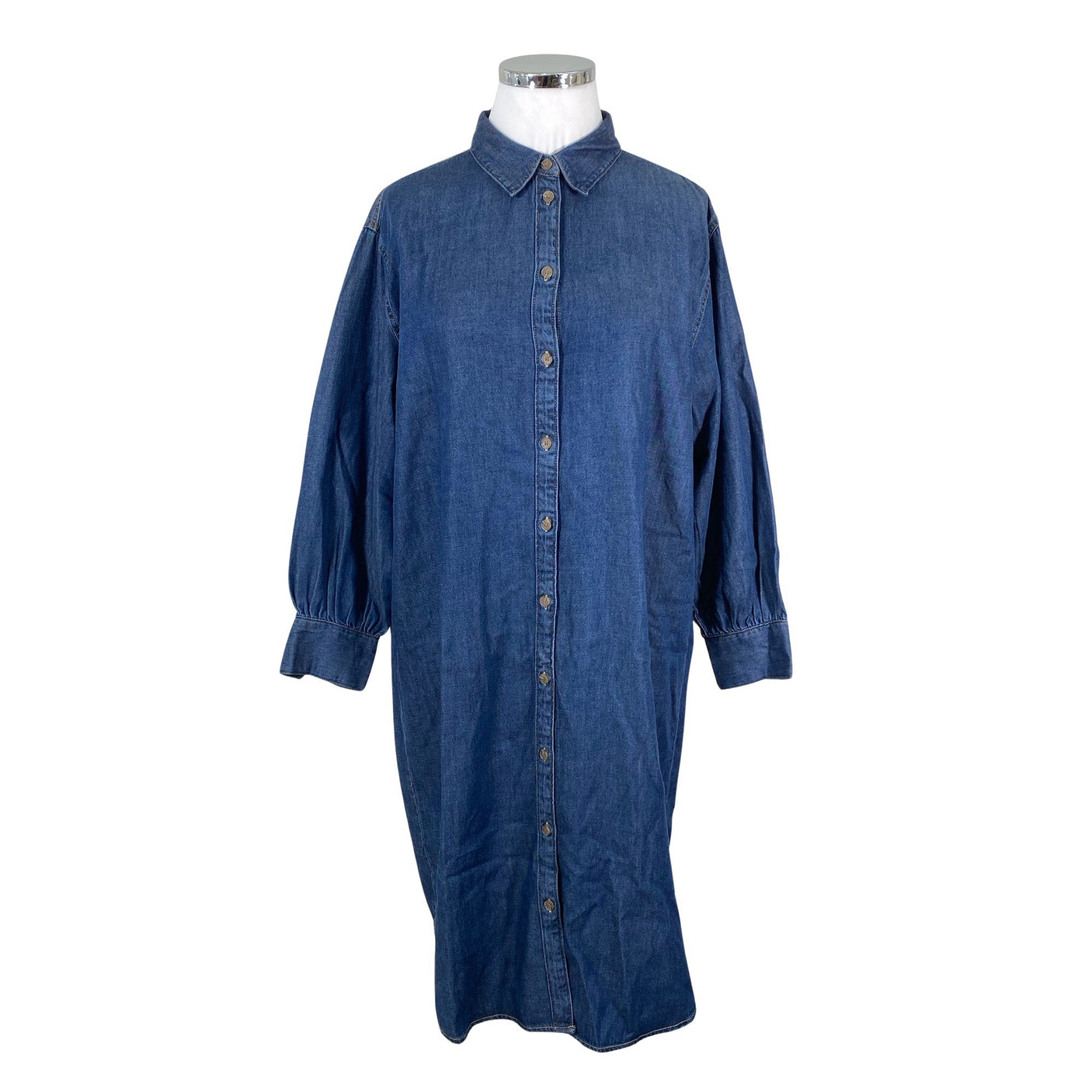 Unisex Lindex - Denim dress, size 44 - Blue (1)