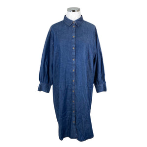 Unisex Lindex - Denim dress, size 44 - Blue (1)