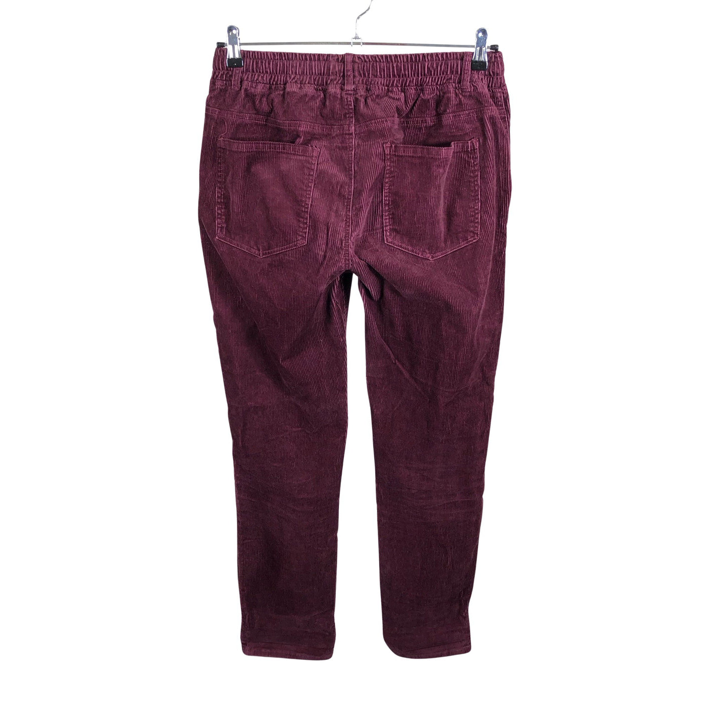 Unisex Red Button - Velvet pants, size 40 - Wine red (2)