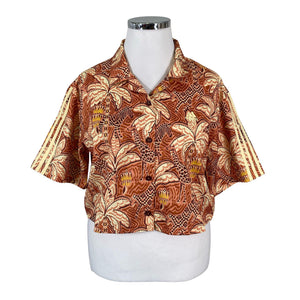 Unisex Adidas - Short-sleeved blouse, size 42 - Orange (1)