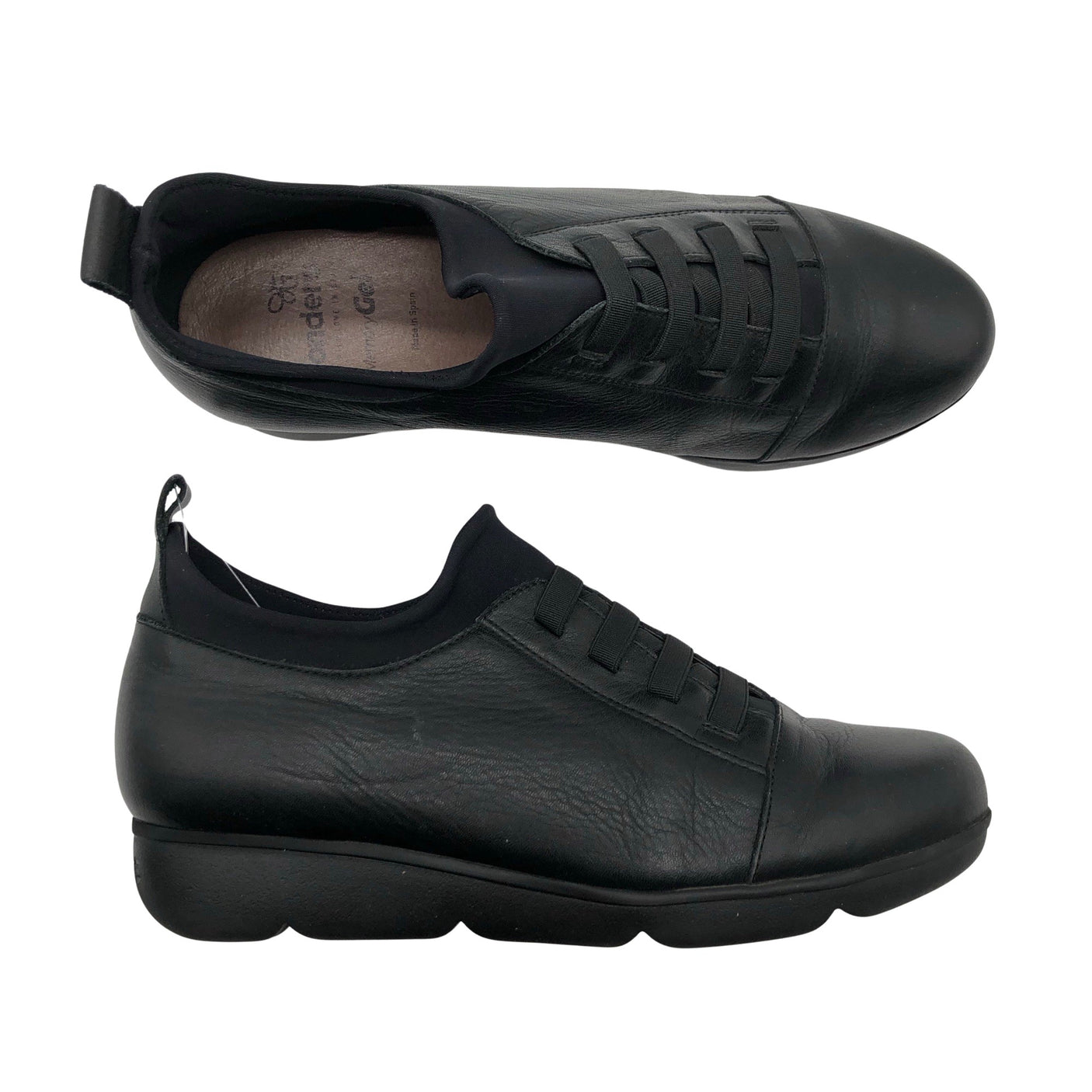 Unisex Wonders - Casual sneakers, size 38 - Black (1)