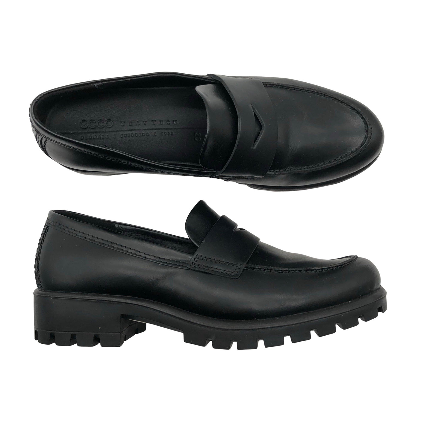 Unisex Ecco - Loafers, size 38 - Black (1)