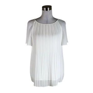 Unisex s.Oliver - Short-sleeved blouse, size 40 - White (1)