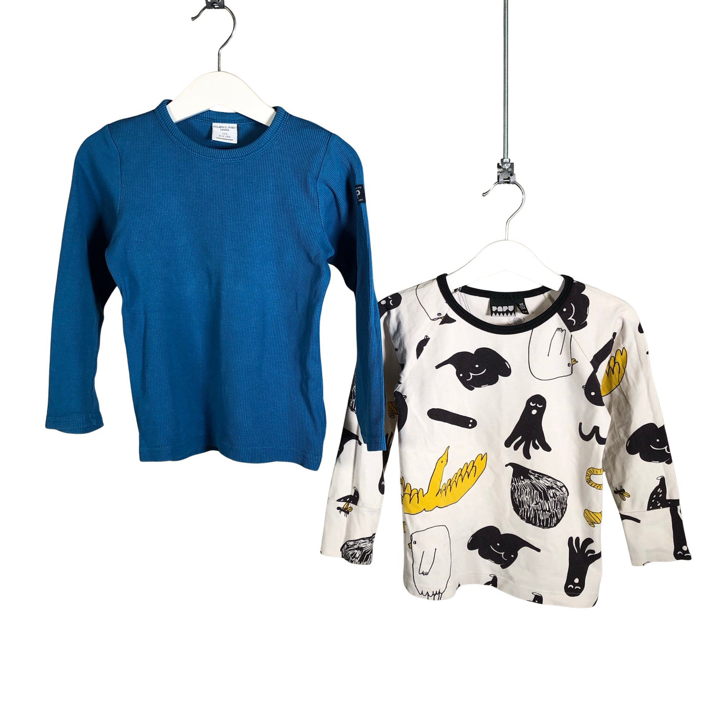 Unisex Papu - Tricot shirt, size 98 - 104 - White (1)