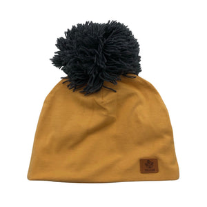 Unisex Handmade - Lightweight beanie, size 42 - 44 cm - Yellow (1)