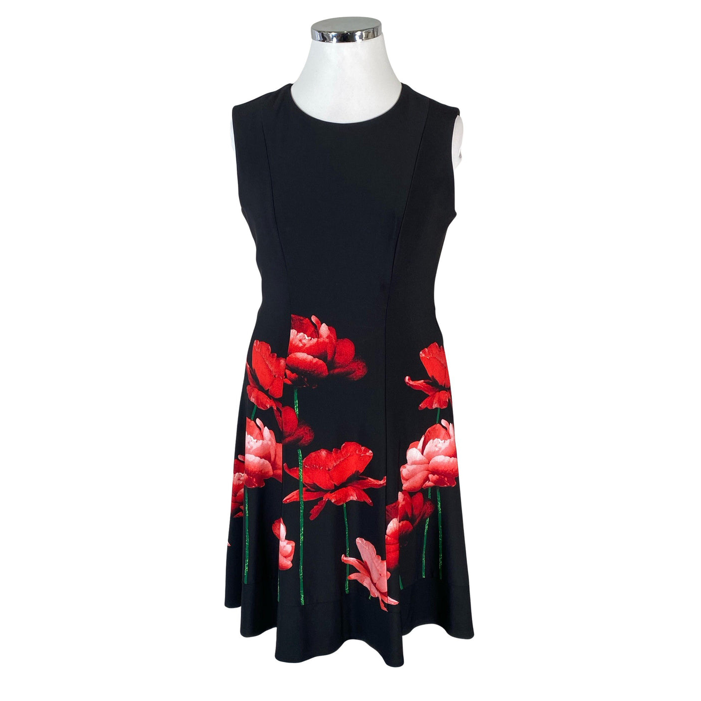 Unisex Joseph Ribkoff - Tricot dress, size 42 - Black (1)