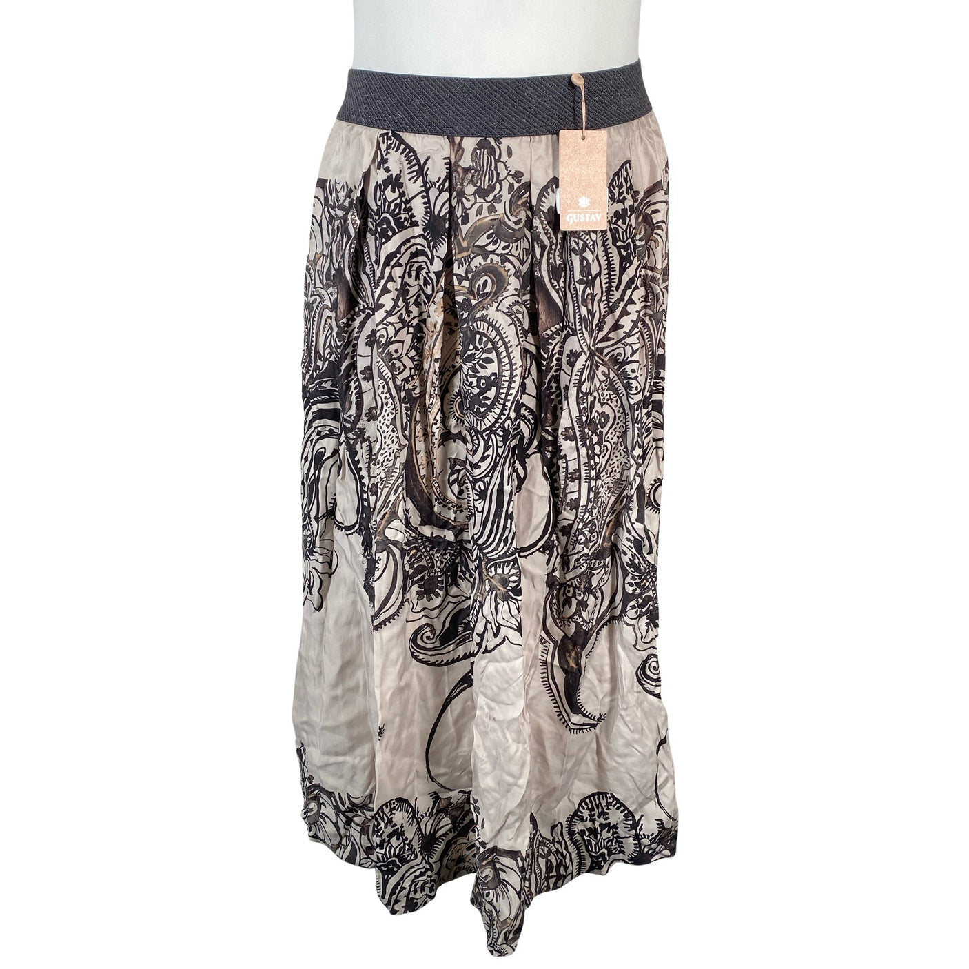 Unisex Gustav - Fabric skirt, size 44 - Gray (1)
