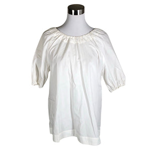 Unisex Papu - Short-sleeved blouse, size 38 - White (1)